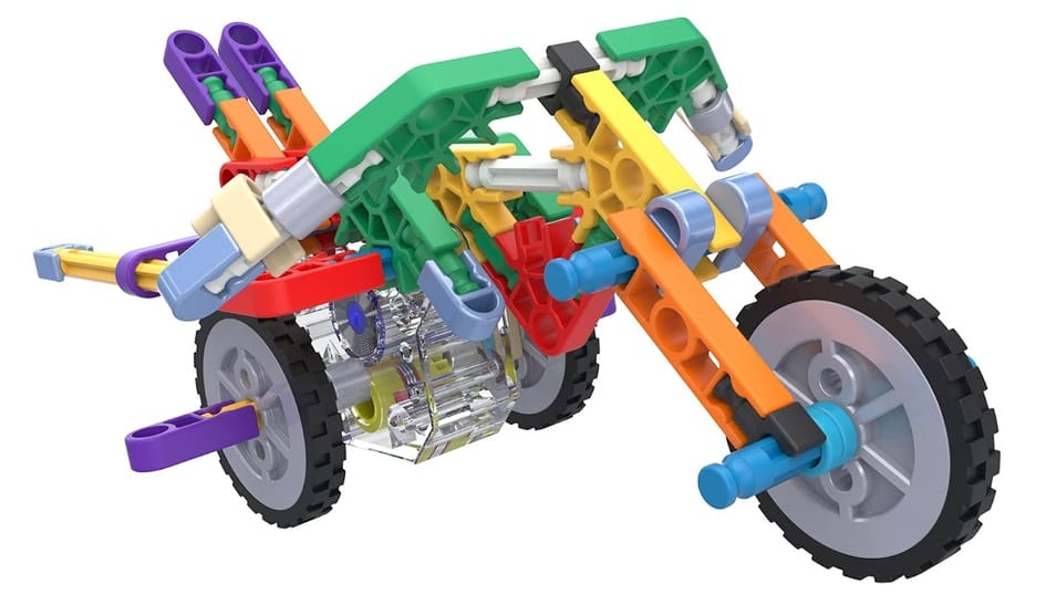 Motorcycle out of K'NEX Building Set 967 Pieces