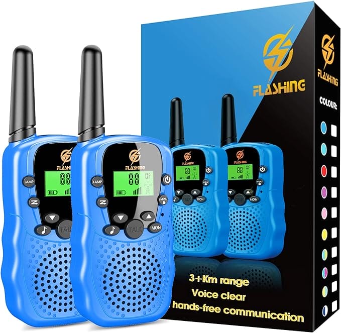 EUCOCO Walkie Talkie Kinderen van 3 4 5 6 7 8 9 10 11 12 Jaar, Speelgoed van 3-12 Jaar Jongen Cadeau Jongen 3-12 Jaar Buitenspeelgoed Kinderen van 3-12 Jaar Verjaardag Cadeau Jongen 3-12 Jaar